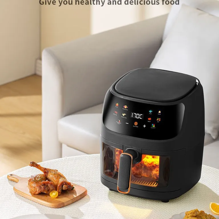 سرخ‌کن بدون روغن 8L چندکاره هوشمند با صفحه لمسی ظرفیت بزرگ airfryer دستگاه فر و سیب‌زمینی سرخ‌کن برقی