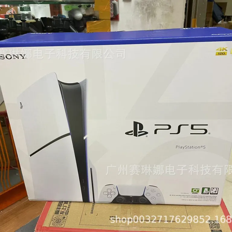 کنسول بازی PS5 اورجینال نو PS5slim، کنسول خانگی PS5 همراه با دسته
