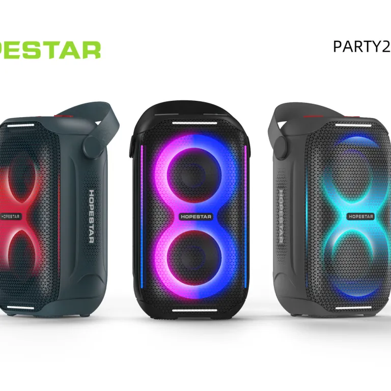 HOPESTAR-PARTY2000 مینی 2023 اسپیکر بلوتوثی بی‌سیم جدید با پشتیبانی از کارت حافظه و USB، هدیه خلاقانه