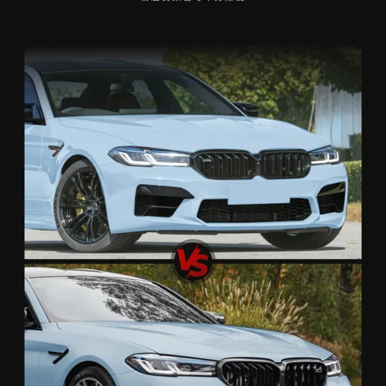 مناسب برای 2021-2024 بی‌ام‌و bmw 5 سری M5 F90 LCI لیپ جلو، اسپلیتر جلو، دیفیوزر جلو، قطعات تیونینگ برون‌مرزی