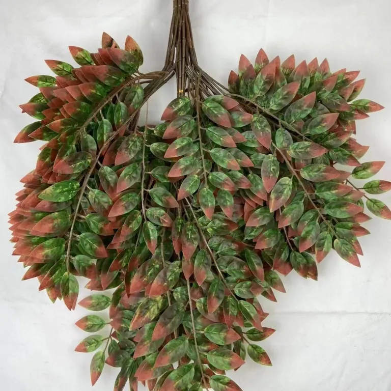 شاخه مصنوعی برگ اقاقیا، نارون و عناب برای محوطه‌سازی و دکوراسیون سبز