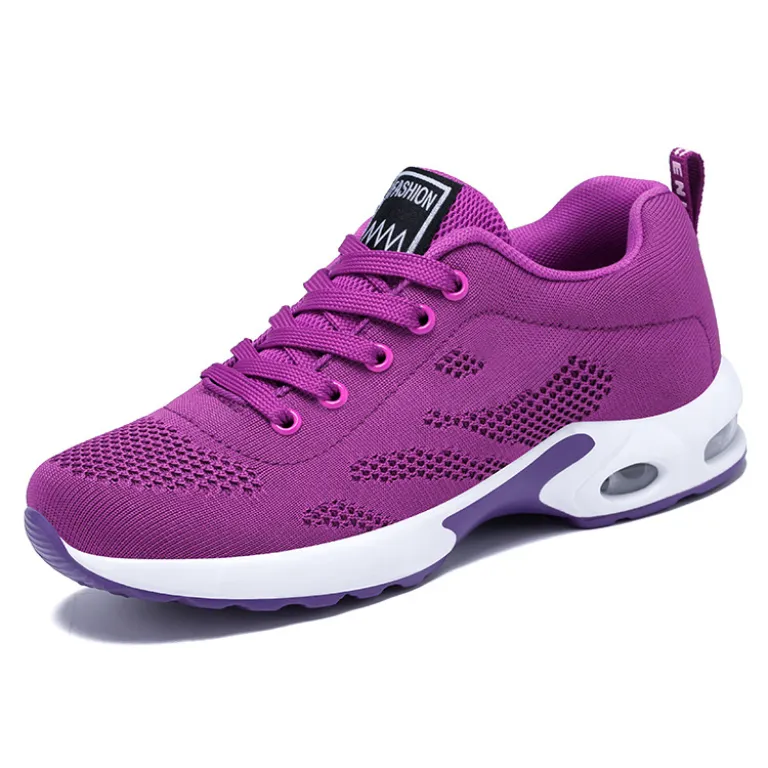 کفش ورزشی زنانه بهاره کراسبوردر سایز بزرگ زیره نرم کفش دویدن کفش هوا shoes کفش توری راحتی