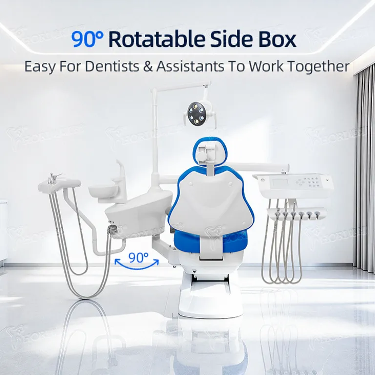 صندلی دندانپزشکی قابل تنظیم ارتفاع Dental Chair برای کلینیک