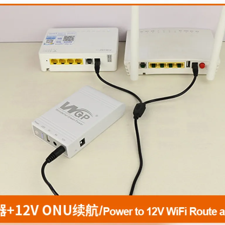 منبع تغذیه بدون وقفه WGP DC12V9v5 مینی UPS پشتیبان DC برای روتر قابل حمل موجودی خارجی