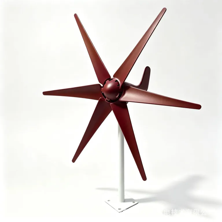 100w12v24v5/6 توربین بادی محور افقی کوچک با پره‌ها، توربین بادی wind turbine