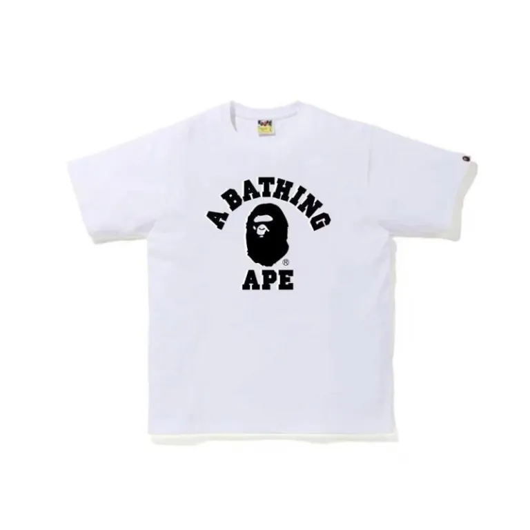 تی‌شرت BAPE تابستانی طرح سر میمون استتاری مردانه و زنانه استایل ژاپنی موجودی عمده