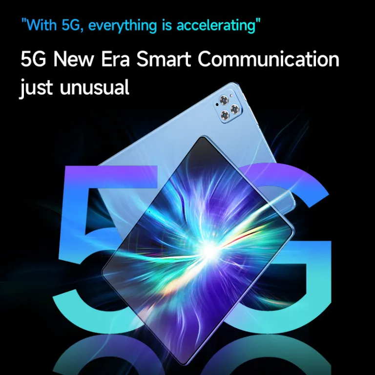 تبلت 5G تمام‌صفحه با وضوح بالا نسل جدید، مخصوص آموزش آنلاین دانش‌آموزی با محافظ چشم و تبلت گیمینگ