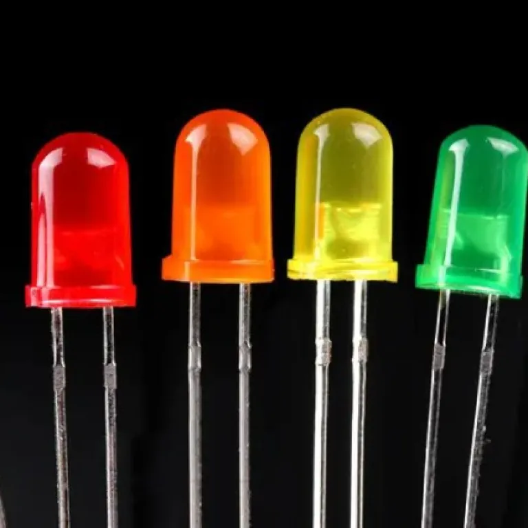 F3 LED نشانگر قرمز با پایه کوتاه F5 چراغ آبی سفید و آبی یخی با پایه بلند، سبز و زرد