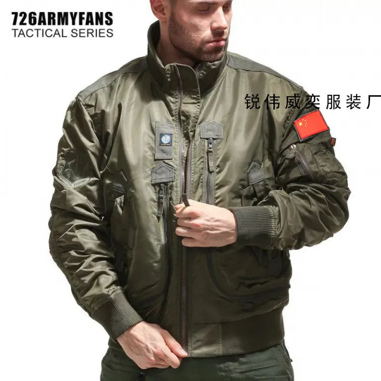726 ژاکت خلبانی بیسبال یقه‌ایستاده مردانه