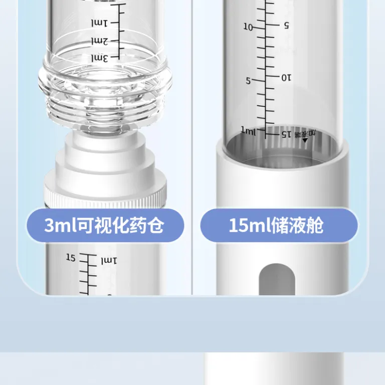 دستگاه مالش محلول ماینوکسیدیل روی پوست سر 15ml، ظرفیت بالا، قابل حمل، دستگاه مالش غلتکی توپی با روغن تقویت‌کننده مو و محلول مغذی و شانه ماساژور