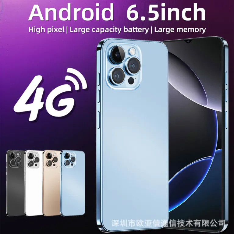 گوشی هوشمند کراسبوردر i13pro max واقعی 6.53 اینچ 1+16 حافظه، موجود در انبار کارخانه، پشتیبانی از دراپ‌شیپینگ