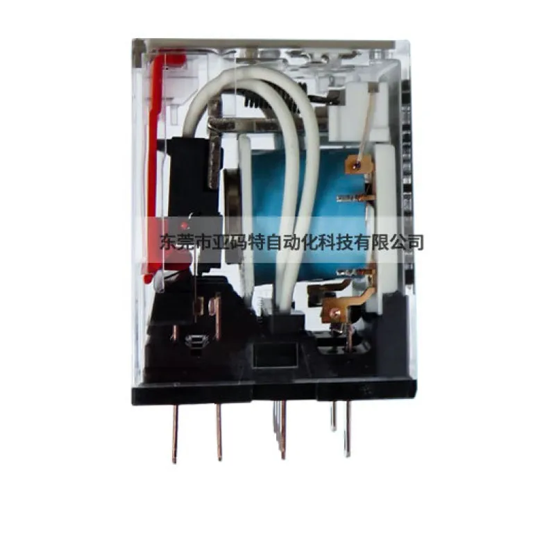 رله میانی مینیاتوری Omron MY4N-D2 14 پایه DC24، AC220 پایه PYFZ-14-E