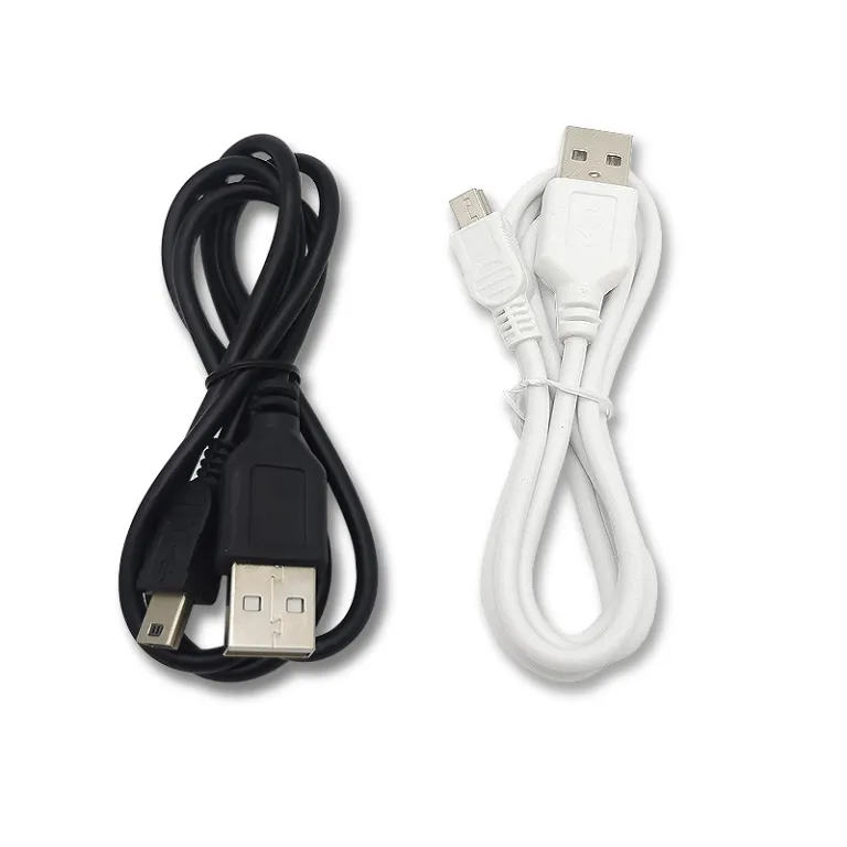 کابل USB به Mini USB با مس استاندارد ملی v3 کابل شارژ پورت T MP3 کابل دیتا 2A پورت ذوزنقه‌ای مینی 5P