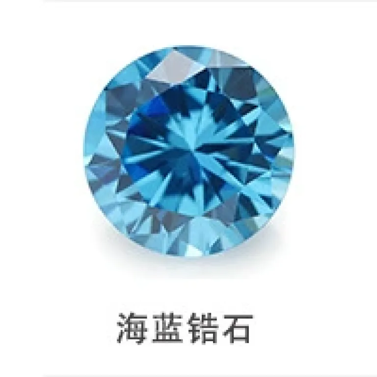 3x3~10x10mm سنگ زیرکونیا اوژو نگین الماس بدلی لوازم DIY مربع قهوه‌ای