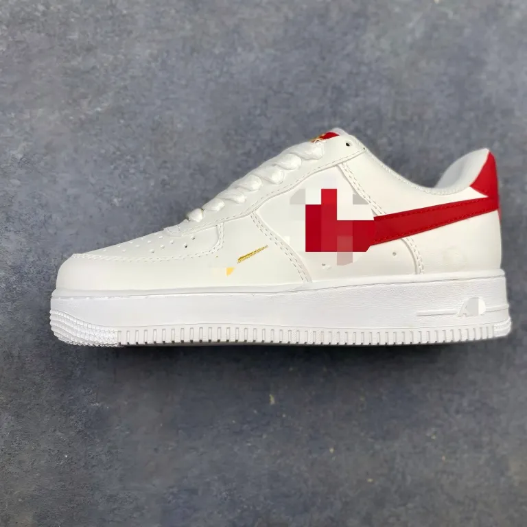 AF1‘07 کفش کتانی ساق کوتاه / کفش راحتی، دوخت لبه‌دار با جعبه اصلی و کفی هوا کامل