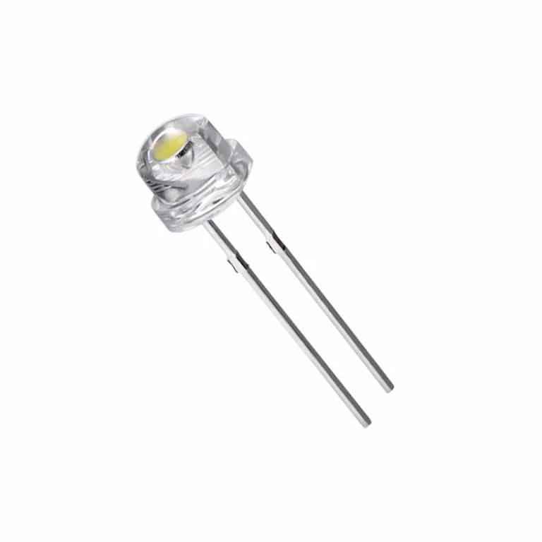 5mm ال‌ای‌دی کلاهی حصیری 0.5W دیود نورانی پرقدرت با پایه مستقیم