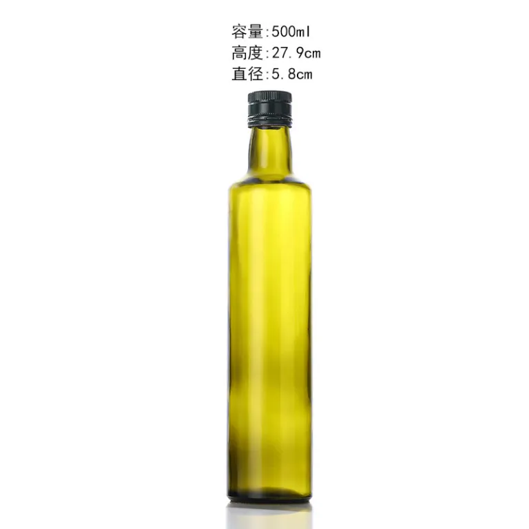 بطری شیشه‌ای خالی روغن زیتون، بطری روغن کاملیا، روغن فلفل سیچوان، روغن گردو، روغن کنجد خانگی و آشپزخانه تجاری