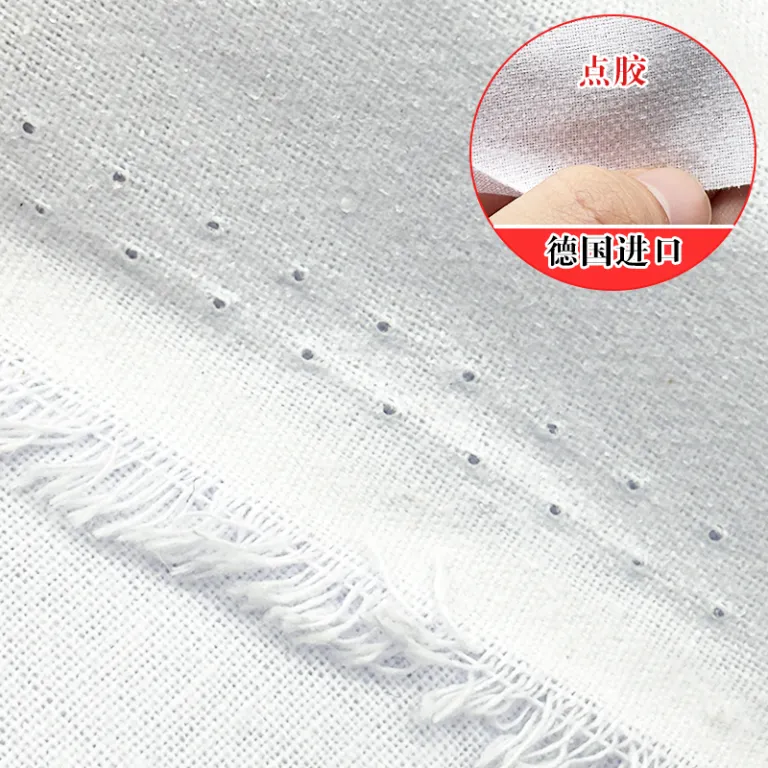 لایی چسب پارچه‌ای 520 ساخت چین، لایی رزینی، لایی تثبیت، لایی چسب نقطه‌ای وارداتی آلمان، لایی سخت برای کیف‌دوزی و کارهای دستی