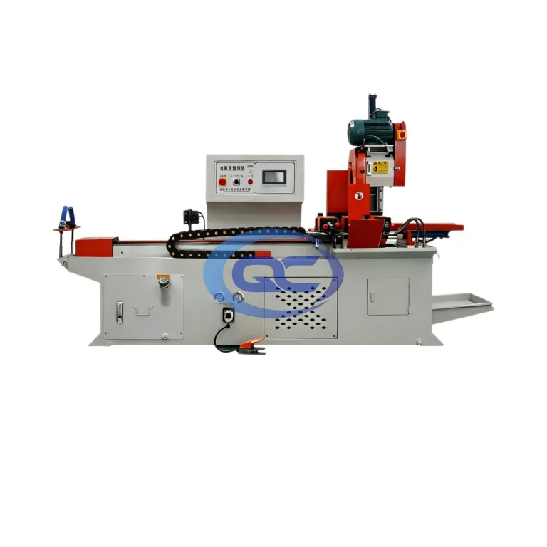 425CNC دستگاه برش لوله تمام اتوماتیک، برش دقیق لوله و میله گرد، برش همزمان چندتایی با تغذیه سروو
