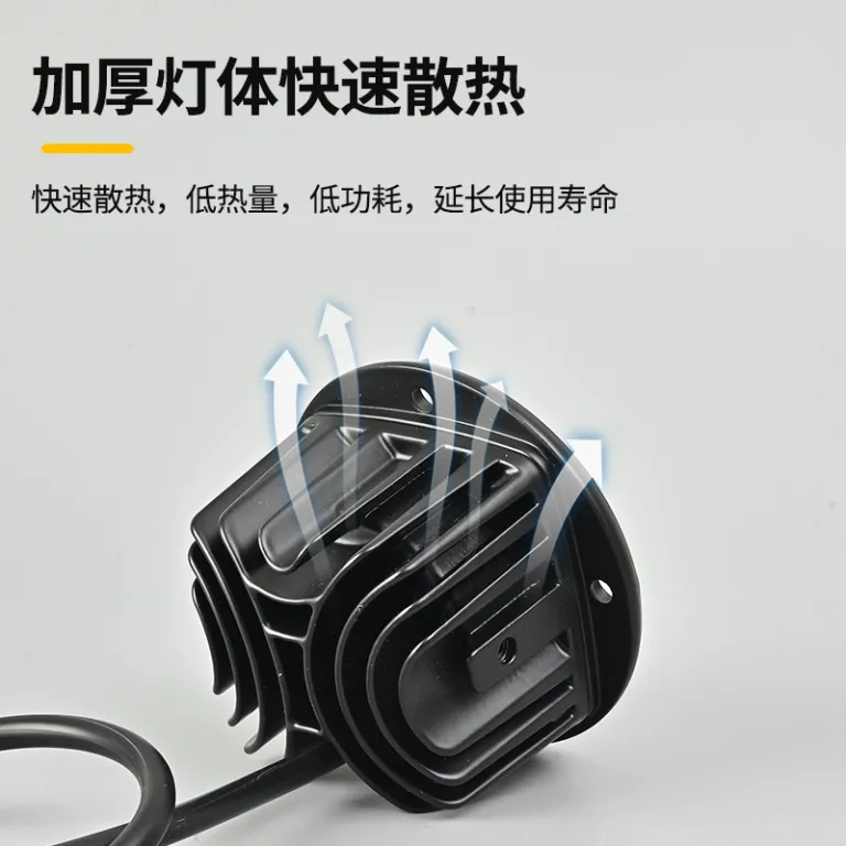 چراغ جلو موتورسیکلت برقی LED گرد توکار فوق پرنور قابل نصب خارجی برای فروش عمده