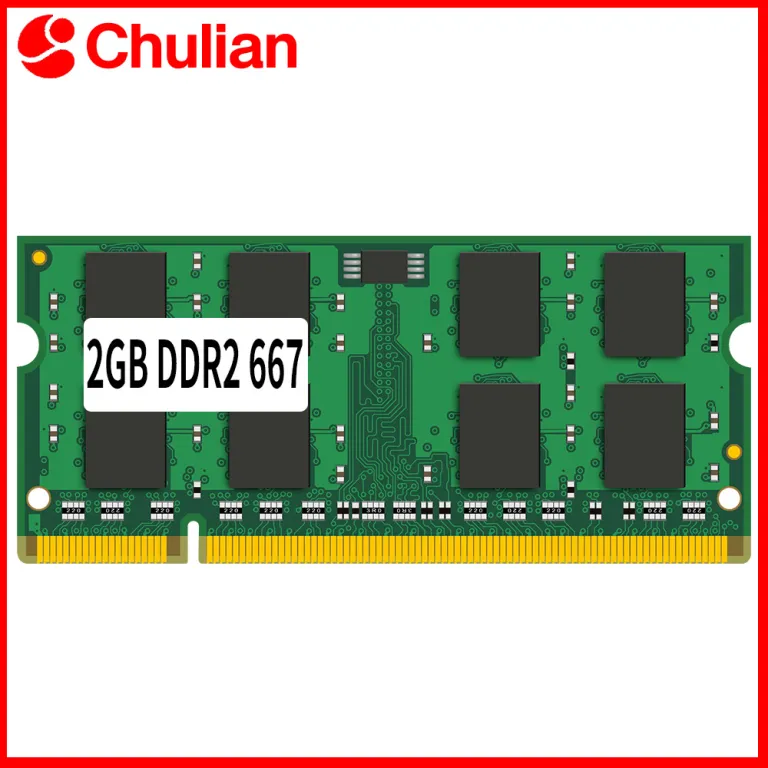 رم لپ‌تاپ DDR2 667MHz 1GB/2GB PC5300 ماژول حافظه