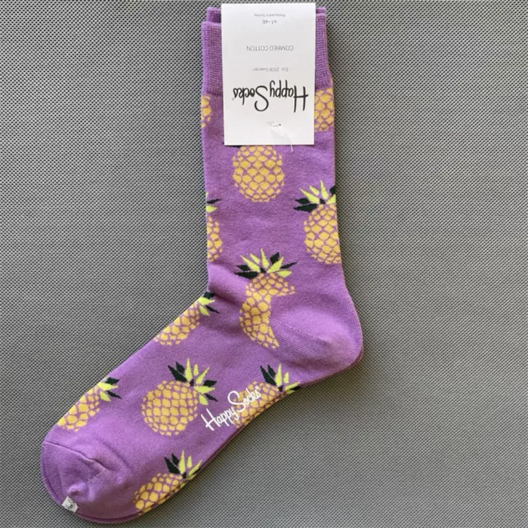 جوراب رنگی HappySocks مردانه طرح کارتونی فانتزی اینستاگرامی ساق‌متوسط بیرونی خیابانی