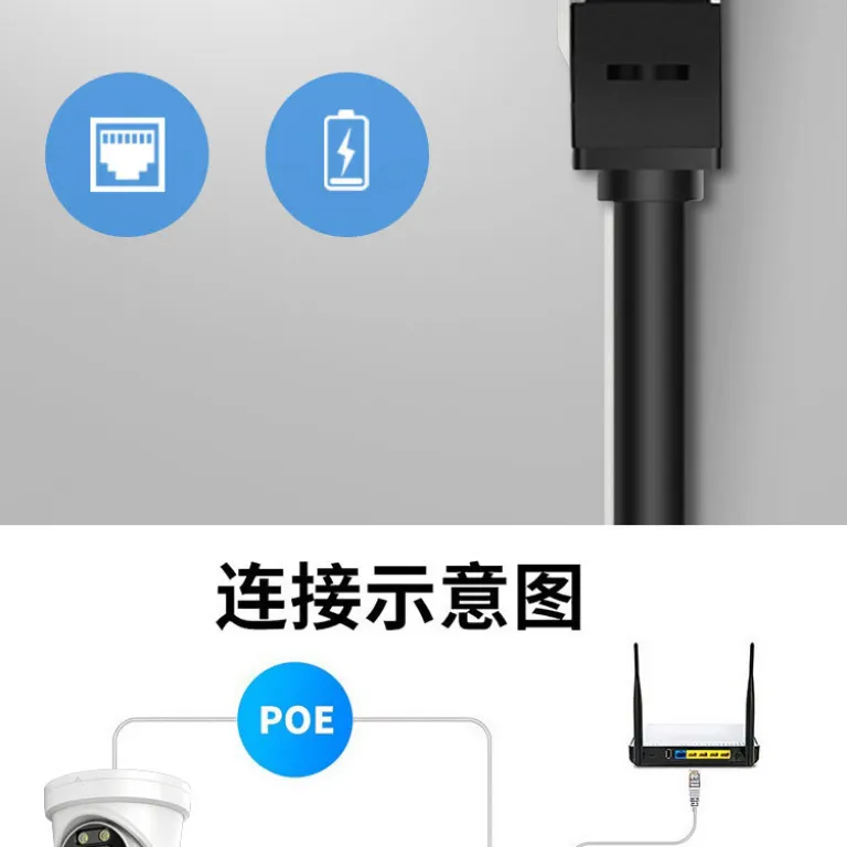 دوربین مداربسته دام گنبدی داخلی 8MP4K دستگاه ضبط ویدئو NVR PoE کانال 8