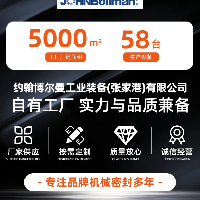 SHI300 سیل مکانیکی پمپ M43K/125 سیل مکانیکی EagleBurgmann برای پمپ صنعتی