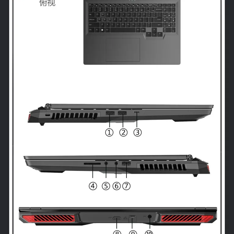 لپ‌تاپ 16 اینچی Core i7/i9 برای طراحی و رندرینگ با عملکرد بالا، RTX4060 گرافیک مجزا، لپ‌تاپ 8G عمده