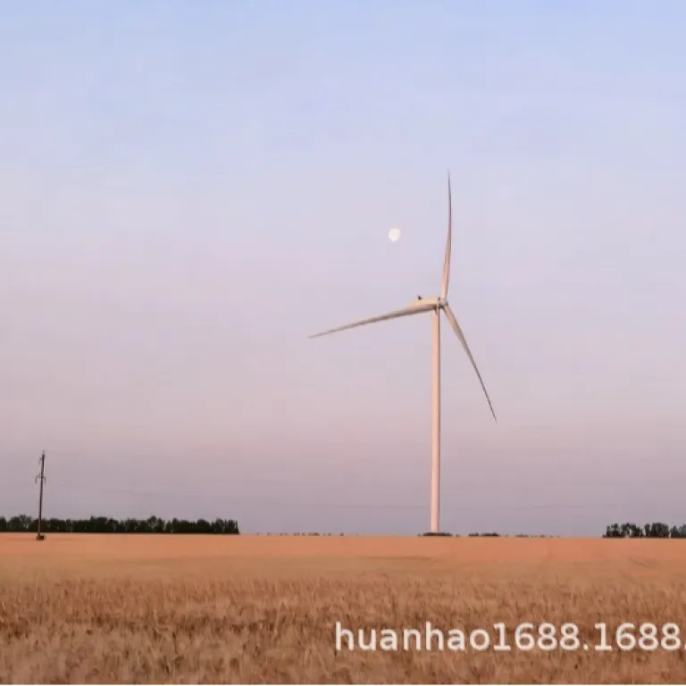 500KW واحد توربین بادی آهنربای دائم با درایو مستقیم، تجهیزات بادی متصل به شبکه، مبدل تمام توان، مناسب پروژه‌های مهندسی