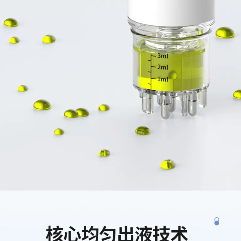 دستگاه مالش محلول ماینوکسیدیل روی پوست سر 15ml، ظرفیت بالا، قابل حمل، دستگاه مالش غلتکی توپی با روغن تقویت‌کننده مو و محلول مغذی و شانه ماساژور