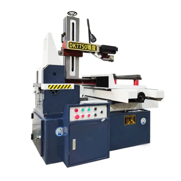 دستگاه وایرکات DK7750 سیمبر سریع، دستگاه برش سیمی تخلیه الکتریکی CNC با دقت بالا و سرعت بالا، پرداخت در محل