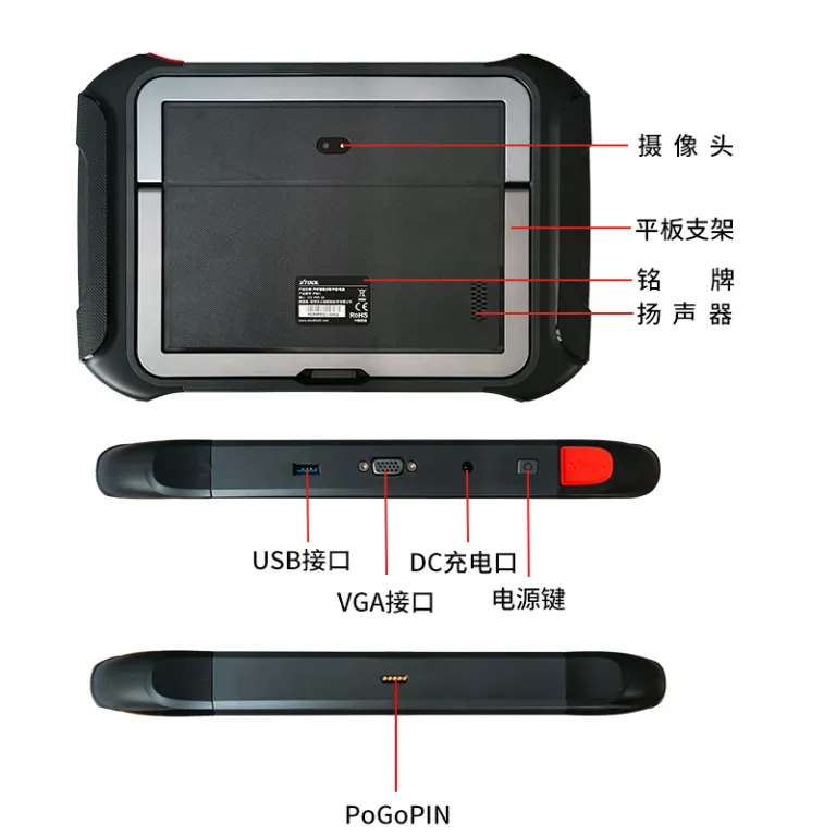 دستگاه عیبیاب خودرو لانگرن PS90PRO ابزار تشخیص خطا X431 برنامهریزی تعمیرگاه خودرو رمزگشای کامپیوتر خودرو چندمنظوره