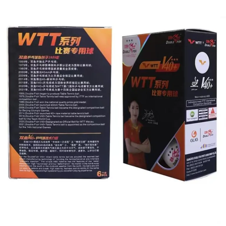 توپ تنیس روی میز سه‌ستاره شوانگیو WTT پاریس با مواد جدید 40