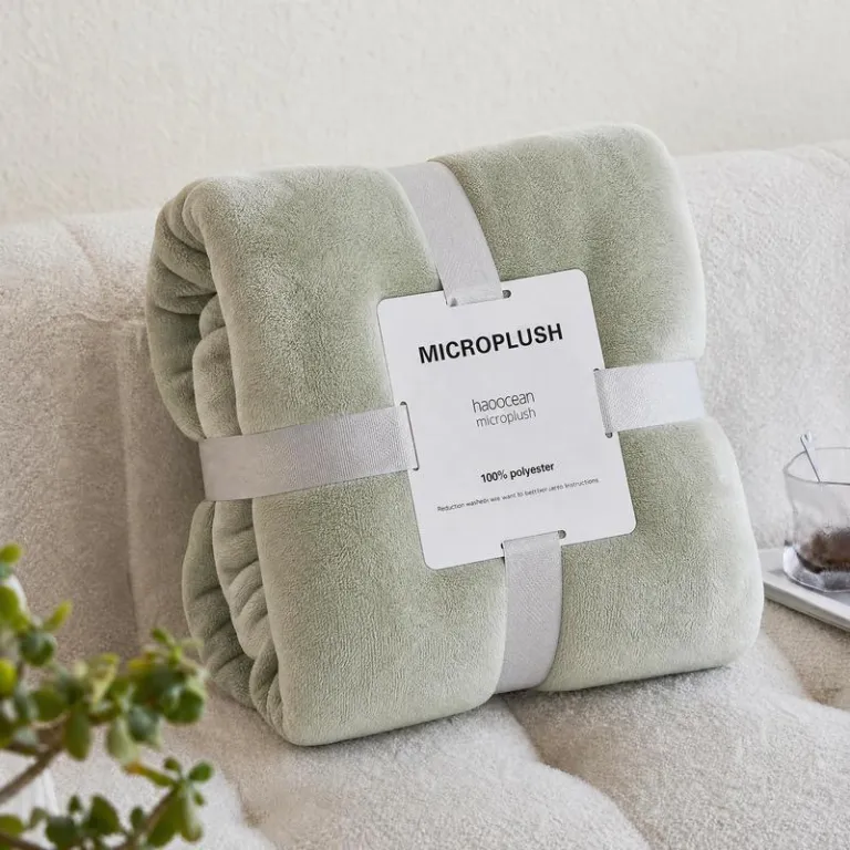 پتوی فلانل ساده اروپایی مناسب چرت نیمروزی، پتوی اداری کلاس A، پتوی هدیه خوابگاه، عمده پتو