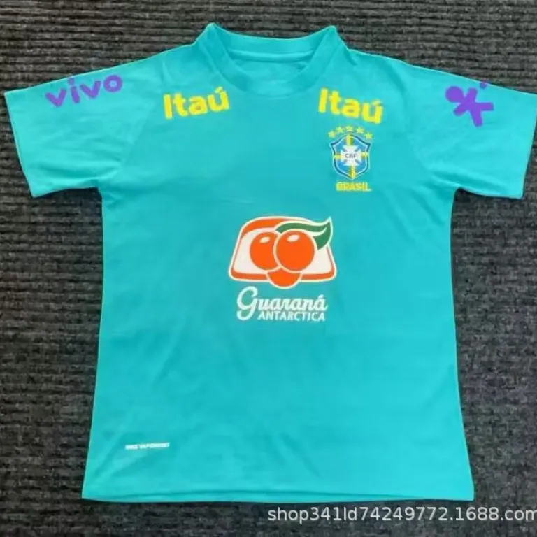 پیراهن فوتبال کراس‌بوردر 2026 پیراهن جام جهانی ایتالیا 125 سالگرد برزیل مدل مشترک آستین کوتاه تیم