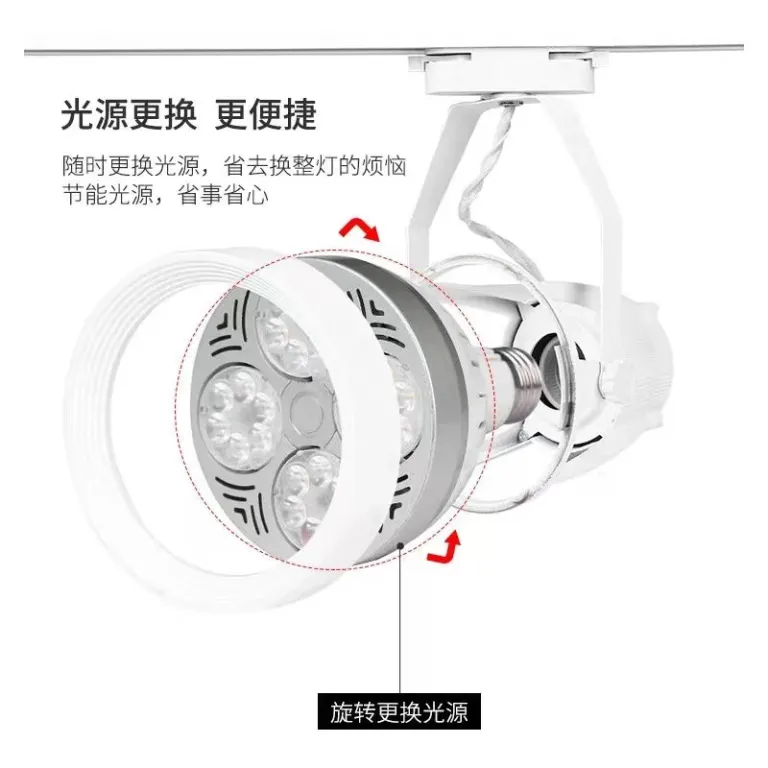 نورافکن پار par30 لامپ متمرکز LED 35W45WE27led ریلی کم‌مصرف و فوق‌روشن