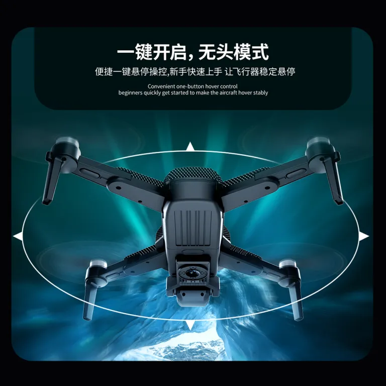 پهپاد اسباب‌بازی با کنترل از راه دور، بازگشت خودکار GPS، دوربین HD، نمایشگر روی ریموت، اجتناب از مانع و کنترل‌کننده سرعت الکترونیکی Z104
