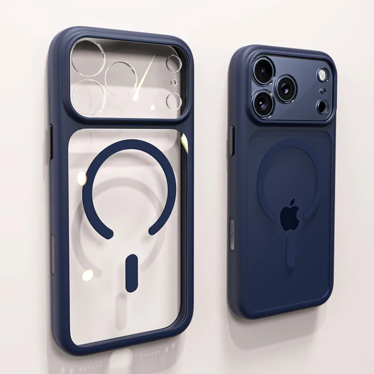 قاب گوشی اپل iPhone18ProMax شفاف مگنتی با محافظت کامل لنز 17 ضد ضربه مخصوص صادرات
