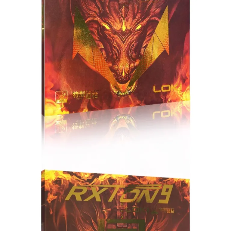 روکش لاستیکی راکت پینگ‌پنگ LOKI Thor Ruilong 1 3 5 PRO با اسفنج آبی مخصوص تیم استانی، نسخه ملی 9