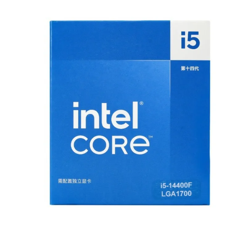 پردازنده نسل 14 باکس i5-14400F CPU رومیزی اورجینال موجود
