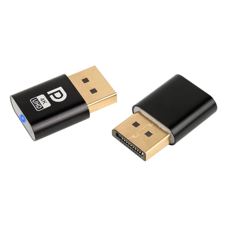 دستگاه مجازی HDMI قفل EDID شبیه‌ساز نمایشگر کارت گرافیک DP فریب‌دهنده پرفروش بین‌المللی برای استودیو و اتصال از راه دور