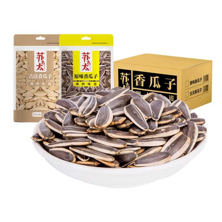 تخمه آفتابگردان برند سو تای‌تای، عمده فروشی کارتنی 108g*40 بسته، طعم اصلی به روش سنتی، میان‌وعده