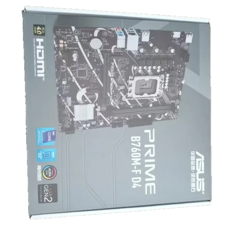 مادربرد PRIME B760M-F D4 تمام‌جامد ARGB M.2