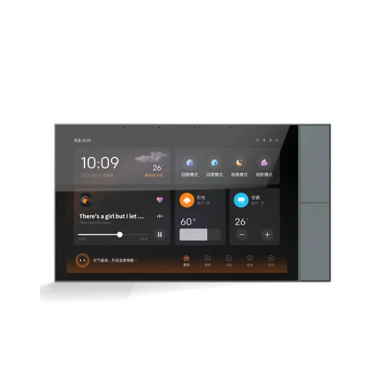 صفحه لمسی هوشمند KNX 10 اینچی با پشتیبانی از چندین سناریو و چندین دستگاه و تغذیه POE برای اتصال خانه هوشمند