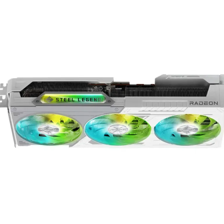 کارت گرافیک کامپیوتر مخصوص بازی و طراحی RX9070XT SL 16G Steel Legend سایر جزئیات در توضیحات