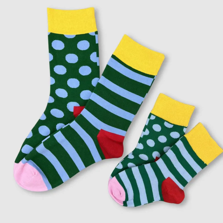 جوراب بچگانه HappySocks طرح کارتونی ساق متوسط مدل هایپی مناسب دختر و پسر برای استفاده بیرون از منزل طرح بامزه عمده و خانوادگی