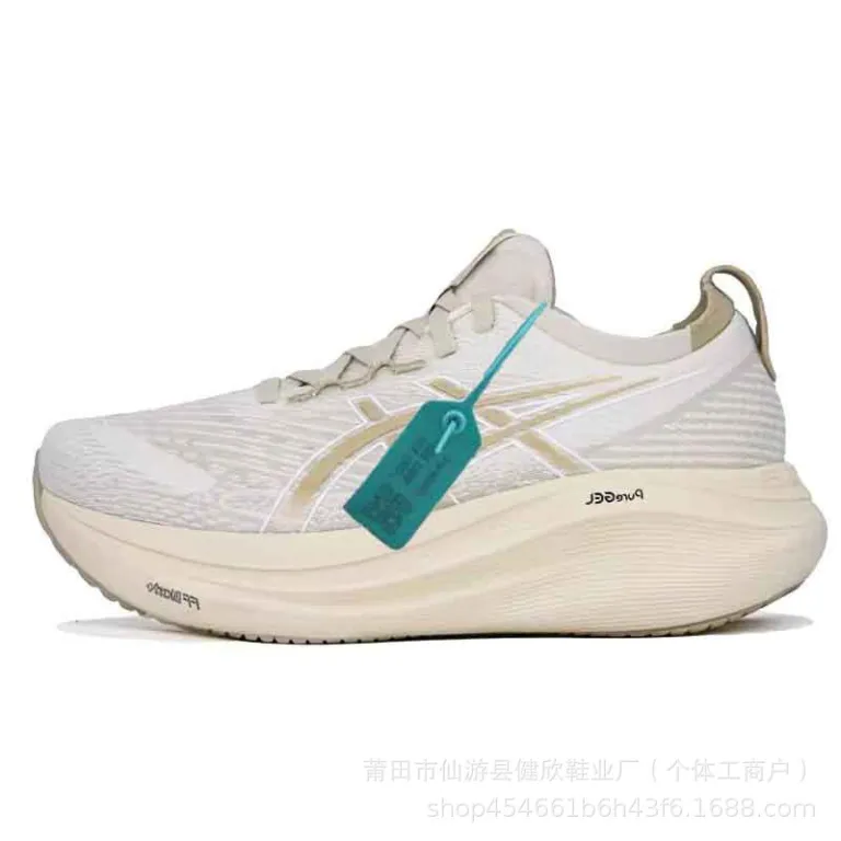 کفش دویدن مردانه آسیر GEL-NIMBUS 27 اصل خالص پوتیان با ضربه‌گیری، پشتیبانی، بازگشت انرژی و سرعت