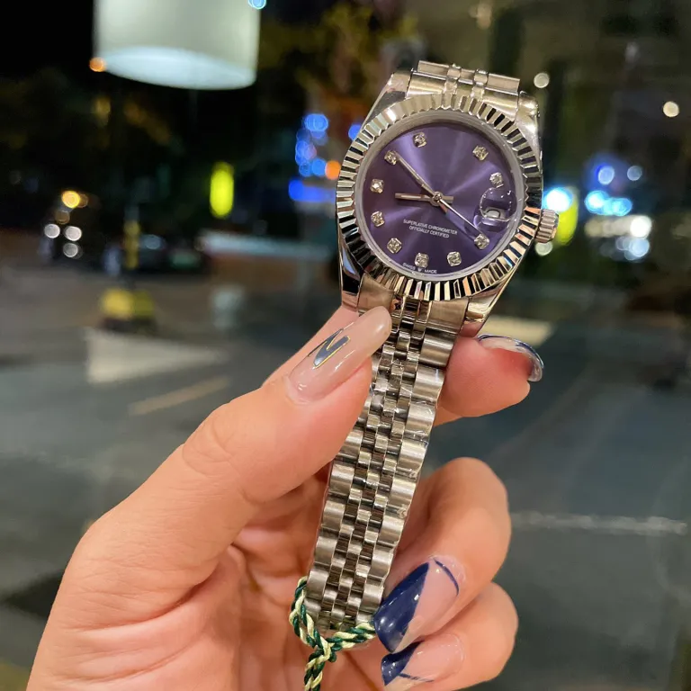 ساعت زنانه رولکس اویستر پرپچوال دیت جاست 31MM کوارتز سوئیسی سری دیت جاست سبز زیتونی