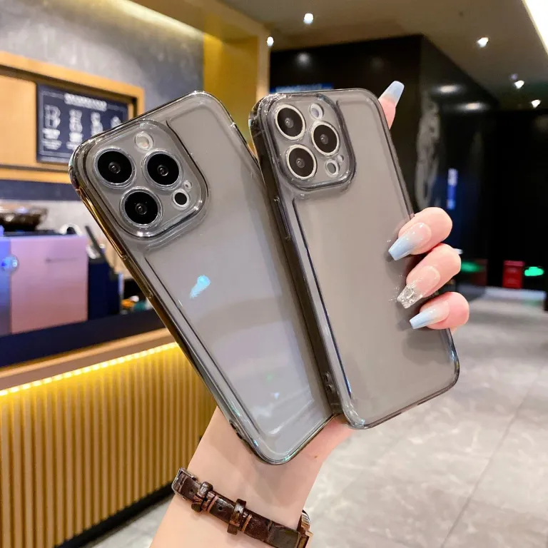 قاب شفاف گوشی اپل 17promax ضد سقوط iphone16tpu با پوشش کامل فضایی 15 13
